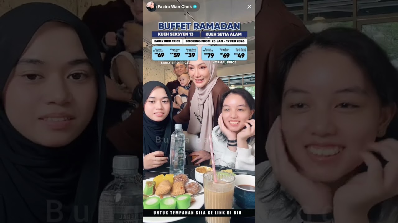 Anak Erra Fazira & Anak Ezwan Zain Live Promote Ramadan Buffet Kedai Kueh