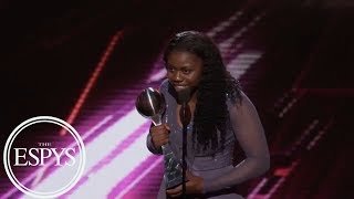 Arike Ogunbowale on women's basketball criticism: 'Come see us on the court' | 2018 ESPYS | ESPN