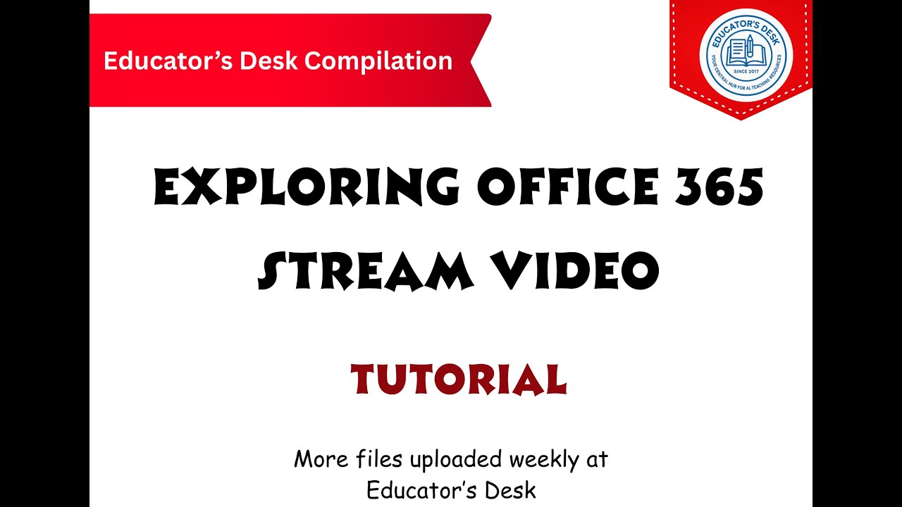 Stream Microsoft Tutorials Microsoft Stream Tutorial - YouTube