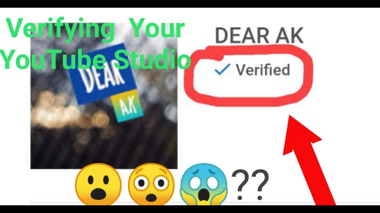How to verify your channel? - YouTube