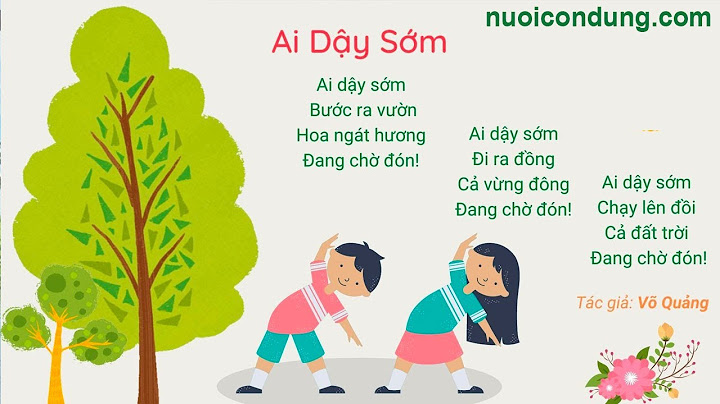 Bài thơ ai dậy sớm của tác giả nào