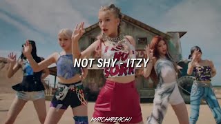 Download Lagu ITZY - 'Not Shy' easy lyrics MP3