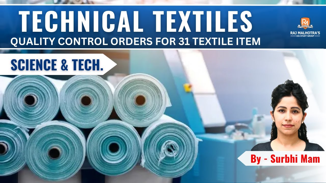 Technical Textiles Quality Control for 31 Items Science & Tech