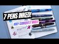 What's In My Fountain Pens Right Now? May Currently Inked ft. BunguBox Cinderella's Slipper
