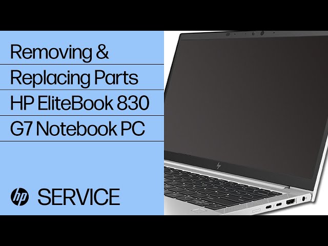 🛠️ HP EliteBook 830 G7 - disassembly and upgrade options 