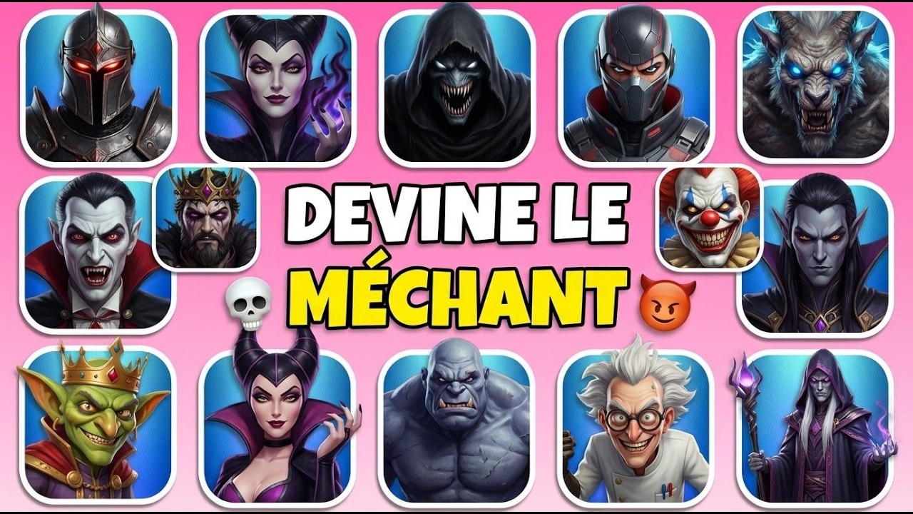 DISNEY Blind Test : MECHANTS (99% ratent le dernier vilain)
