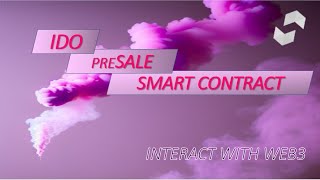 IDO PRESALE Smart Contract | How to interact with web3 | Urdu/Hindi