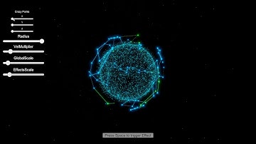 PopcornFX Plexus Ball FX