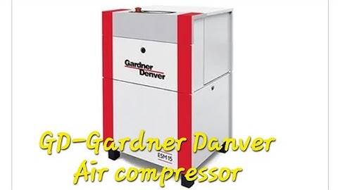 Gardner denver oil water separator