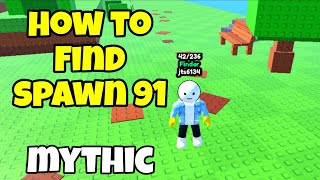 How to Find Spawn 91 in Find the Chameleons Roblox | mythic