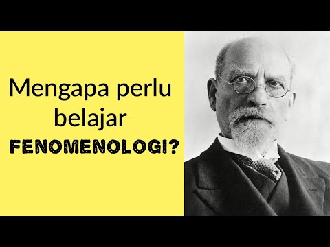 Video: Mengapa kita perlu mempelajari fenomenologi?