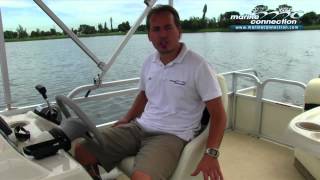 2005 Triton 180 SCR-F Gold Pontoon Boat for Sale by Marine Connection Boat Sales