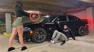 GOLD DIGGER ROBBERY PRANK ON BESTFRIEND! (MUST WATCH) | Official Tracktion