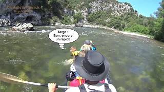 Descente des Gorges de l’Ardèche en canoë - Les Aventures de Targa et Willow....