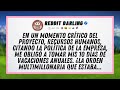 En un momento crítico del proyecto, recursos humanos, citando la política de la empresa, me obligó..