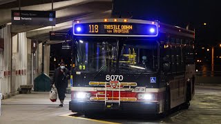 (Ride Video) TTC Orion Vii OG Diesel 8070 on route 118 Thistle Down!