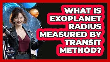 What Is Exoplanet Radius Measured By Transit Method?