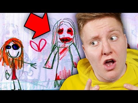 Видео: ОЧЕНЬ *СТРАШНЫЕ* ДЕТСКИЕ РИСУНКИ 😱