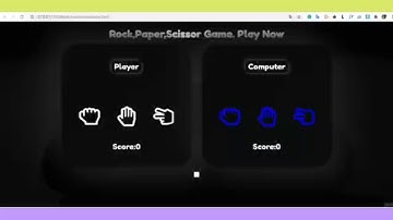 Rock, paper, scissors game coded with HTMl, CSS, JavaScript