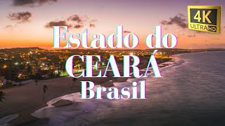 ESTADO DO CEARÁ, BRASIL I JERICOACOARA I CANOA QUEBRADA I 4K DRONE CINEMATIC FOOTAGE