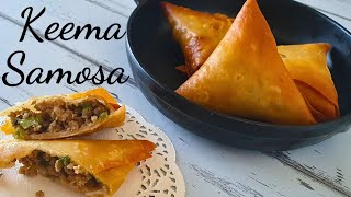 keema samosa || Easy samosa recipe || mutton keema samosa recipe کیمے ک سموسے