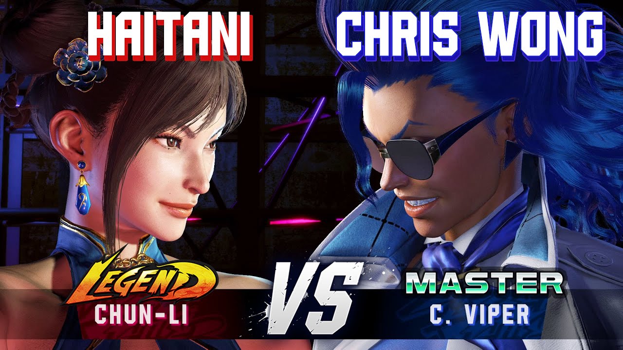 SF6 HAITANI (Chun-Li) vs CHRIS WONG (C.Viper) High Level Gameplay - YouTube