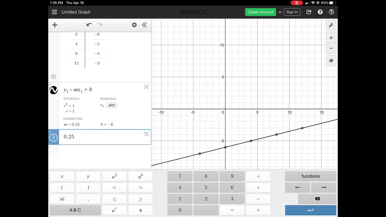 using-desmos-to-find-equations-from-tables-youtube