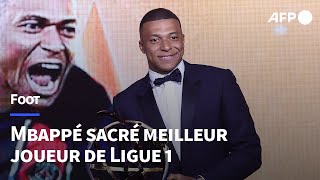 Mbappé quitte la Ligue 1 avec un nouveau trophée de meilleur joueur | AFP