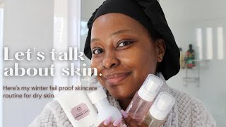 Skincare routine for dry skin (winter) || Aura Dandelion South African YouTuber