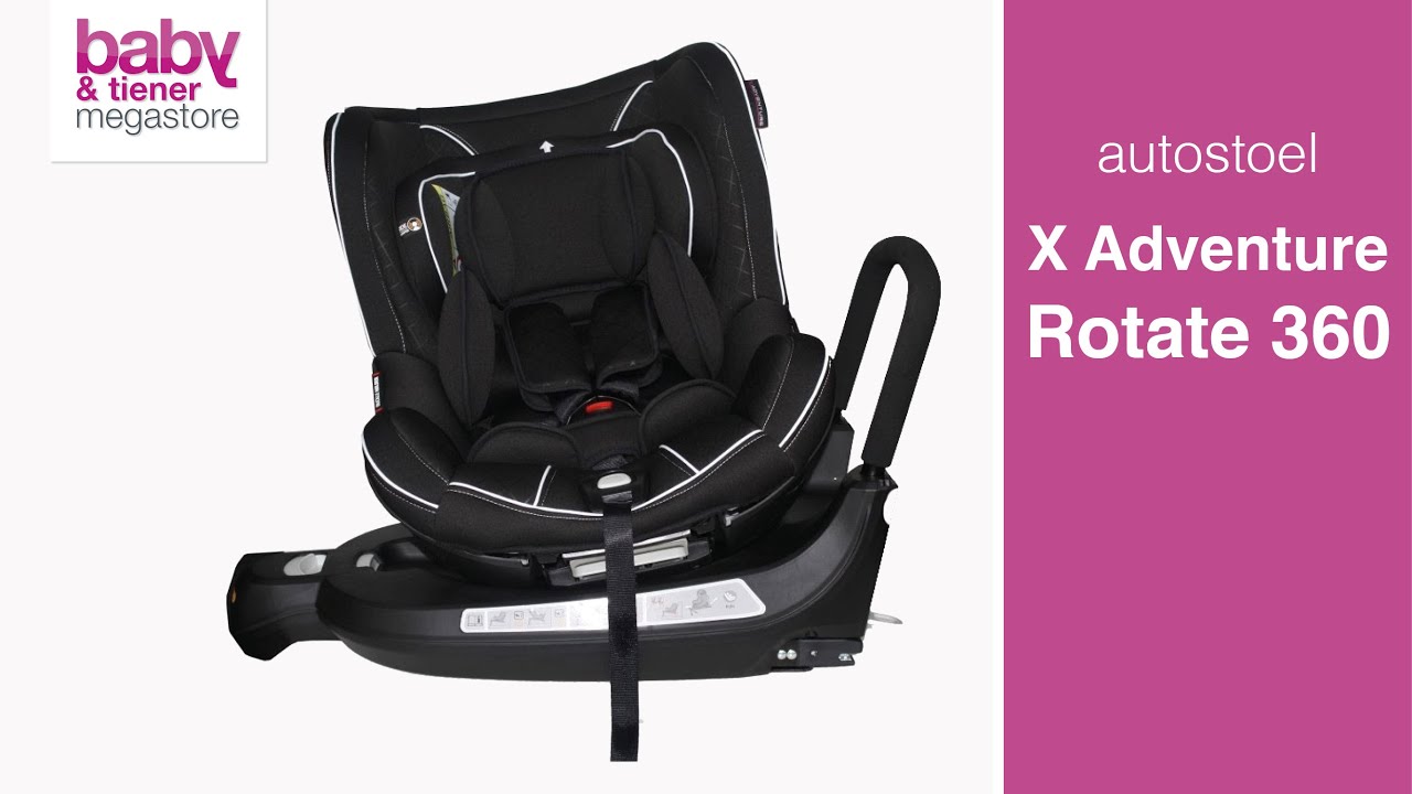 X-Adventure Rotate 360 autostoel - YouTube