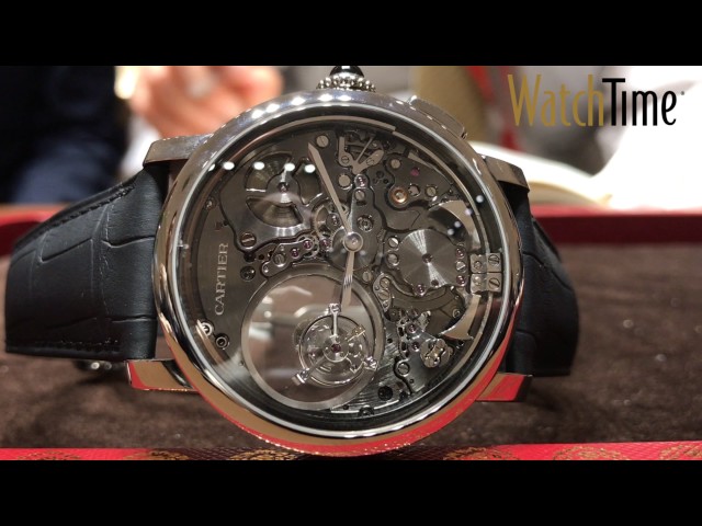 rotonde de cartier mysterious double tourbillon watch