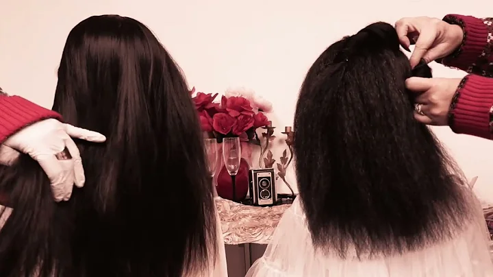 ASMR Vintage Bridal Hairstyles, Hair Brushing, Pinning, Accessories | No Talking & Gloves