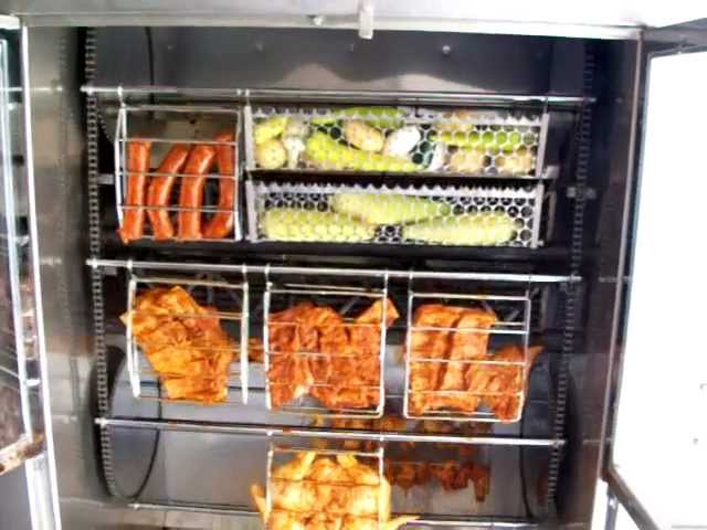 Industrias MAC. Rosticero Ranchero Comercial 24 Pollos. - YouTube