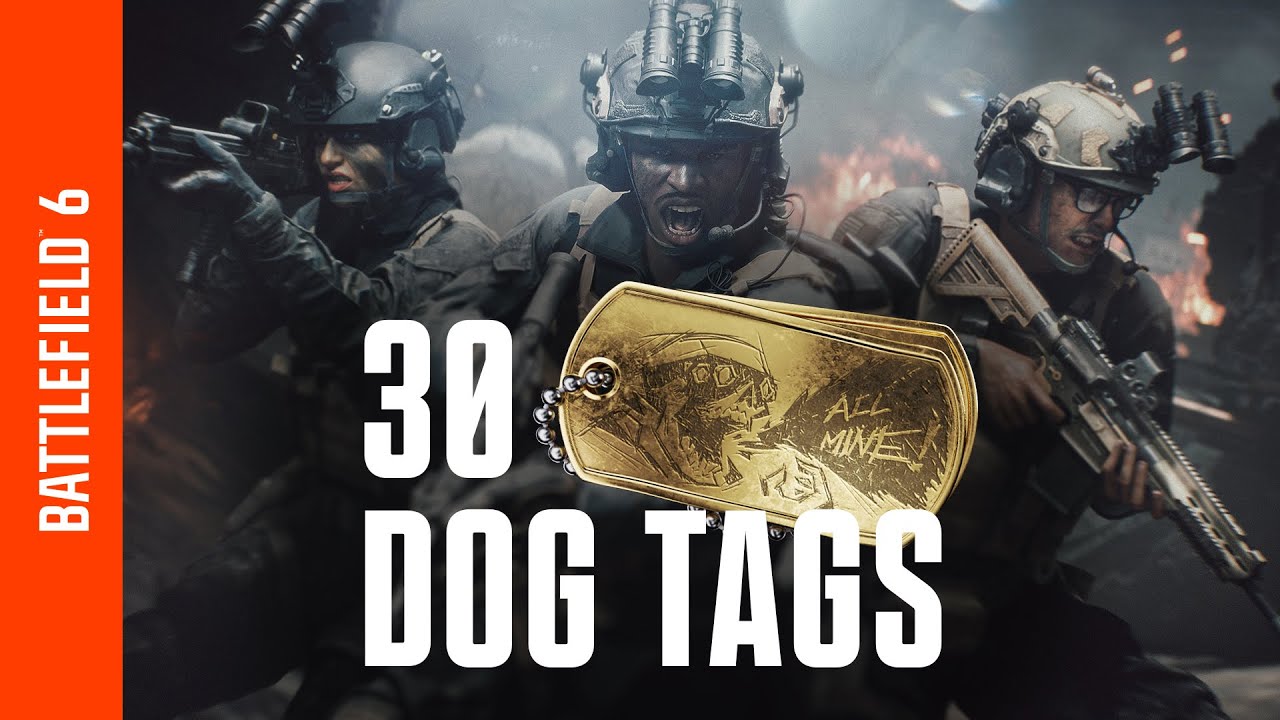 BF6 - All 30 DOG TAGS Collectibles from the Campaign - YouTube