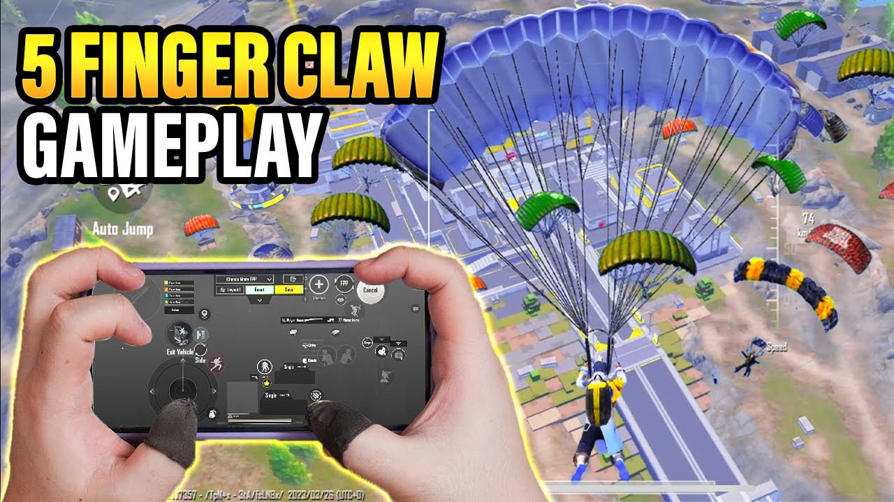 Xifan 5 Finger Claw Control + Gyroscope Gameplay | PUBG MOBILE 2.5 Anniversary