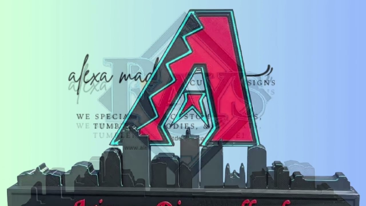 MLB Teams Logos Above City Skylines Desktop Display Collection Official Team Art Unique 