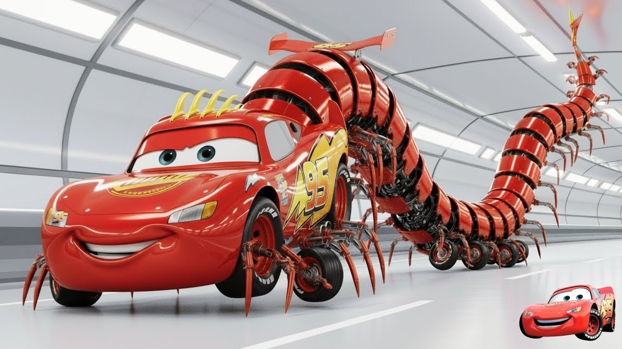 Centipede McQueen’s Big Transformation Adventure | Ai Cat Story