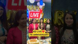 KD LIVE 7th Anniversary Celebration 🔥🥳 #neetumam #neetusinghmamenglish #ytshorts #shorts #viralreels