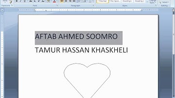 Microsoft Word 2007 Home 2 in Sindhi by Sallarsoft Sakrand Aftab Soomro