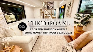 Ruru Tiny Homes: The Toroa XL - Three bedrooms tiny home on wheels