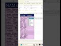 MS EXCEL || REMOVE extra spaces in just one click|| #trimfunction# excel #exceltips #shorts