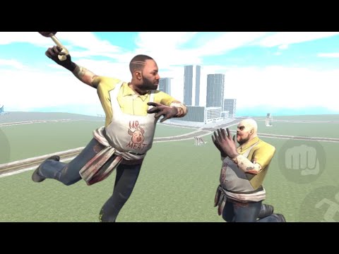 Franklin become Mr meat and fight with Giant Mr meat in Indian bike driving 3d