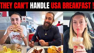 British Visitors Judged American Breakfast Too Quickly… Then They Took a Bite !