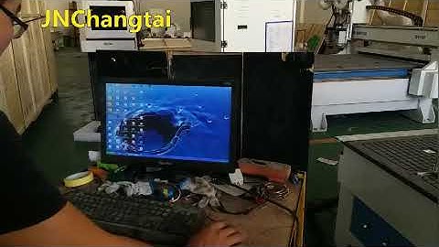 JNChangtai -  Nc-studio operating video--wood cnc router
