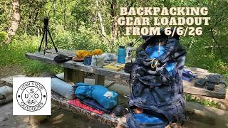 My Backpacking Gear Loadout from June 6, 2026