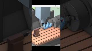 4 Axis Rotary Milling #cnc #cncmachines #cadcam #4axis #rotary #milling #sprutcam #sprutcamx