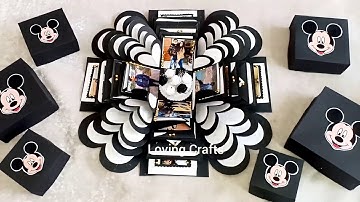 Mickey Mouse Box I Surprise Box I Explosion Box I For Love I For Friend I DIY Ideas