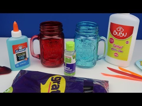 Yeni Slime Eski Çöplük Malzemelerden! Renk Kavanozdan Nasıl Çıkarsa Slime Challenge Bidünya Oyuncak