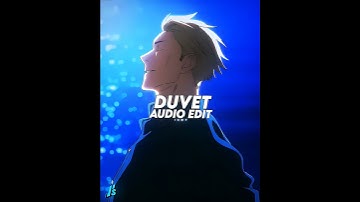 Thumbnail of duvet - bôa (slowed)「 edit audio 」