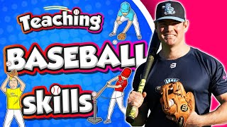 ⚾️BASEBALL & T-ball basics to teach in your PE lessons (batting, fielding, throwing…)⚾️